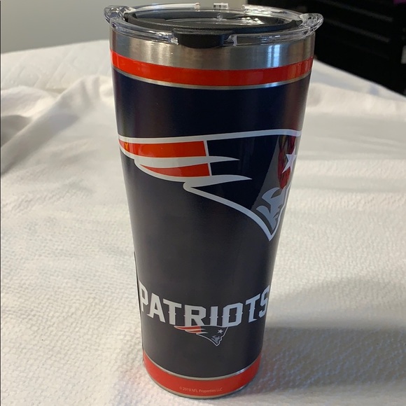 Stainless Steel Patriots Tumbler Tervis One Size Tervis 30 oz Stainless Steel Patriots Tumbler Tervis One Size Tervis 30 oz